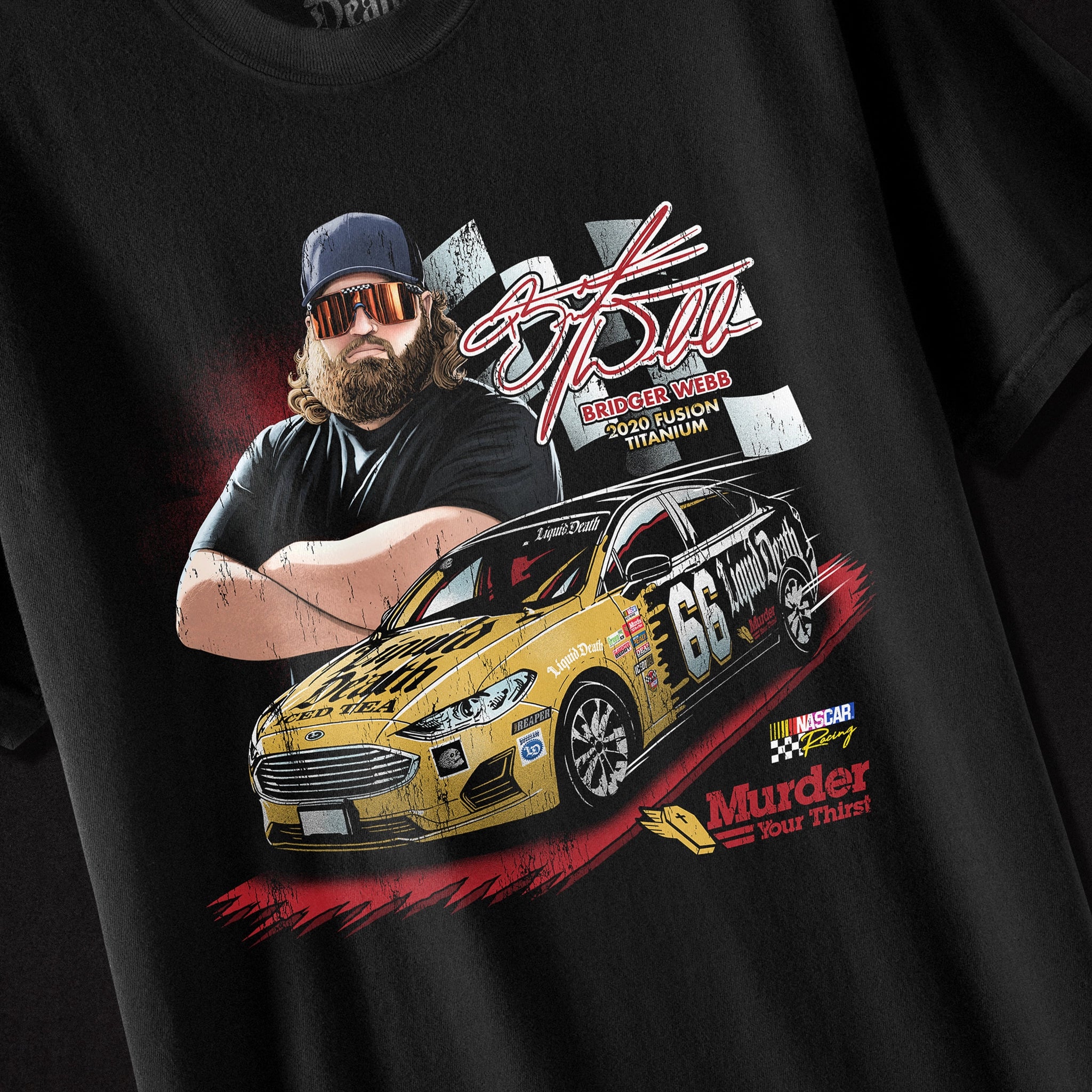 Alternative view of Bridger Webb #66 Official Tee